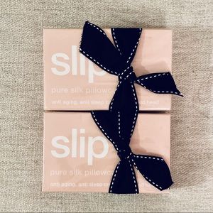 Set of 2 Slip Pure silk pillowcases queen/caramel